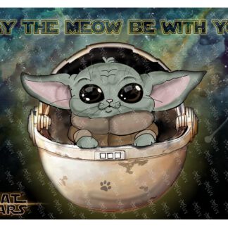 Stampa A4 "Yoda" Star Cats